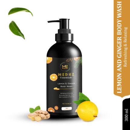 MEDHZ ESSENTIALS Aurascen LEMON & GINGER BODY WASH